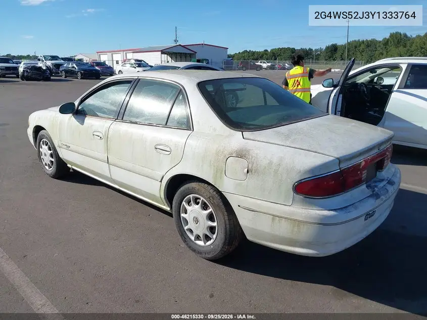 2000 BUICK CENTURY VIN 2G4WS52J3Y1333764 — фото 3