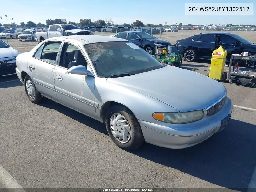 BUICK CENTURY 2000, VIN 2G4WS52J8Y1302512
