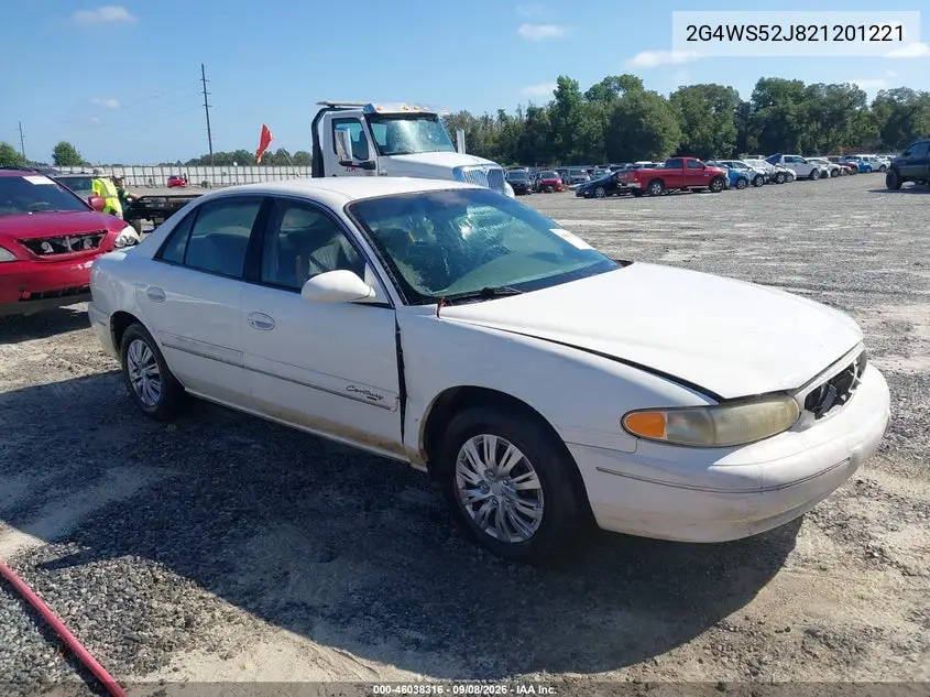 BUICK CENTURY 2002, VIN 2G4WS52J821201221