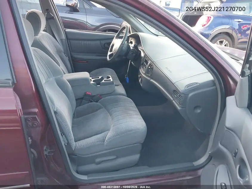 2002 BUICK CENTURY VIN 2G4WS52J221270700 — фото 5