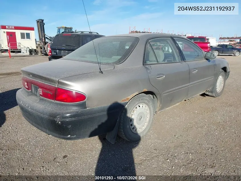 2003 BUICK CENTURY VIN 2G4WS52J231192937 — фото 4