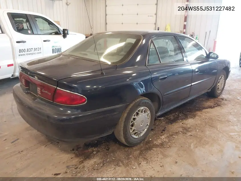 2003 BUICK CENTURY VIN 2G4WS55J531227482 — фото 4