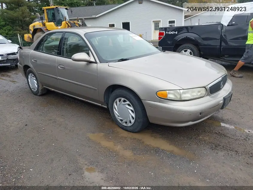 BUICK CENTURY 2003, VIN 2G4WS52J931248923