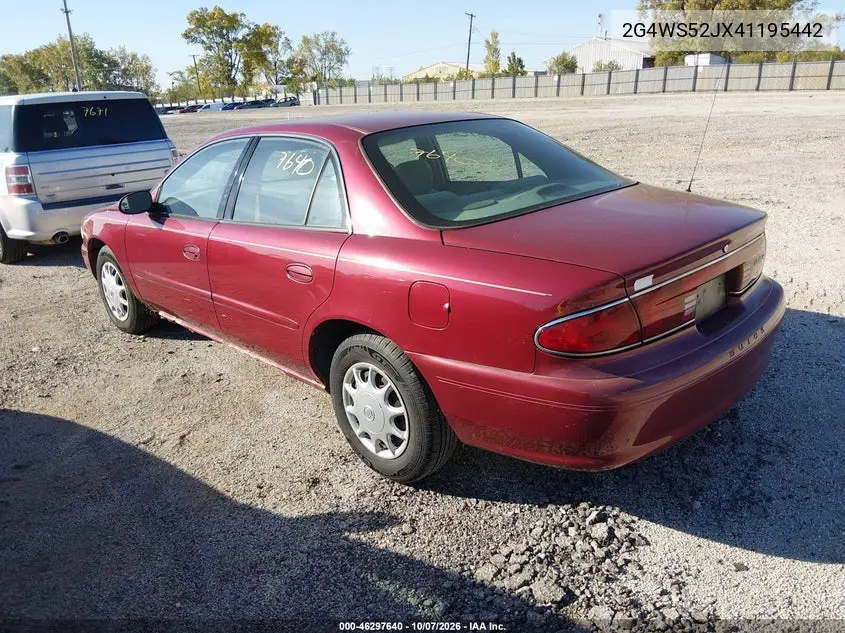2004 BUICK CENTURY VIN 2G4WS52JX41195442 — фото 3