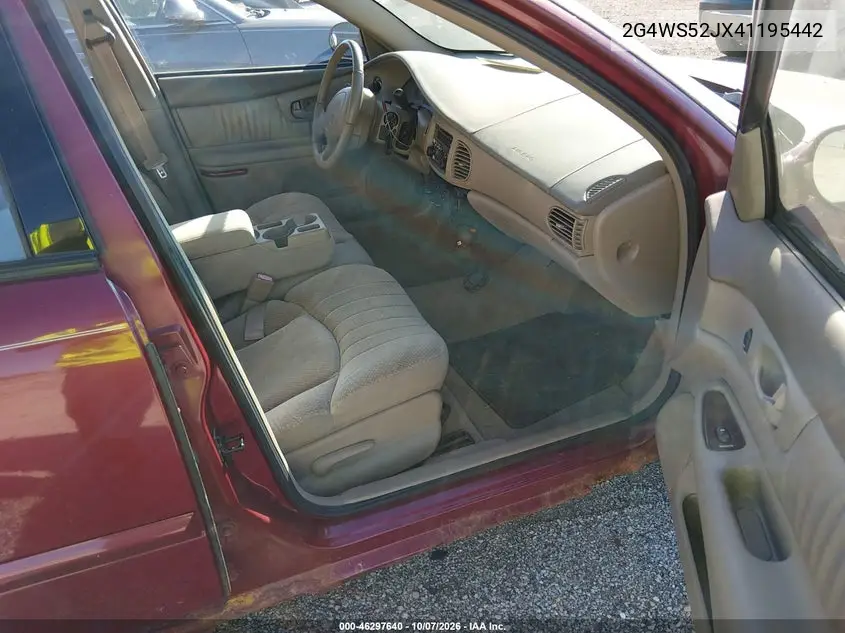 2004 BUICK CENTURY VIN 2G4WS52JX41195442 — фото 5
