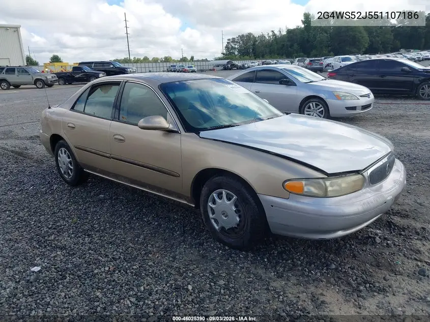 BUICK CENTURY 2005, VIN 2G4WS52J551107186