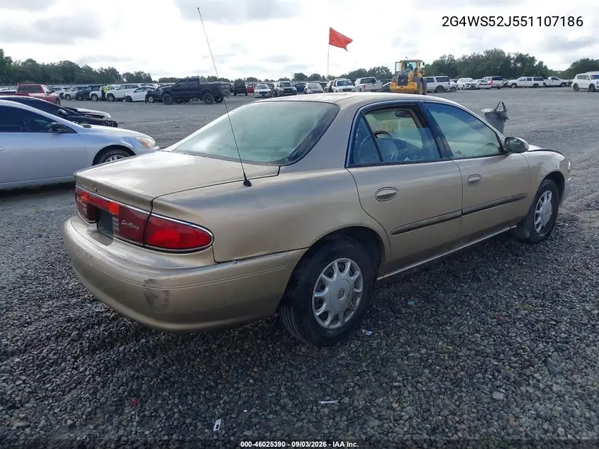 2005 BUICK CENTURY VIN 2G4WS52J551107186 — фото 4