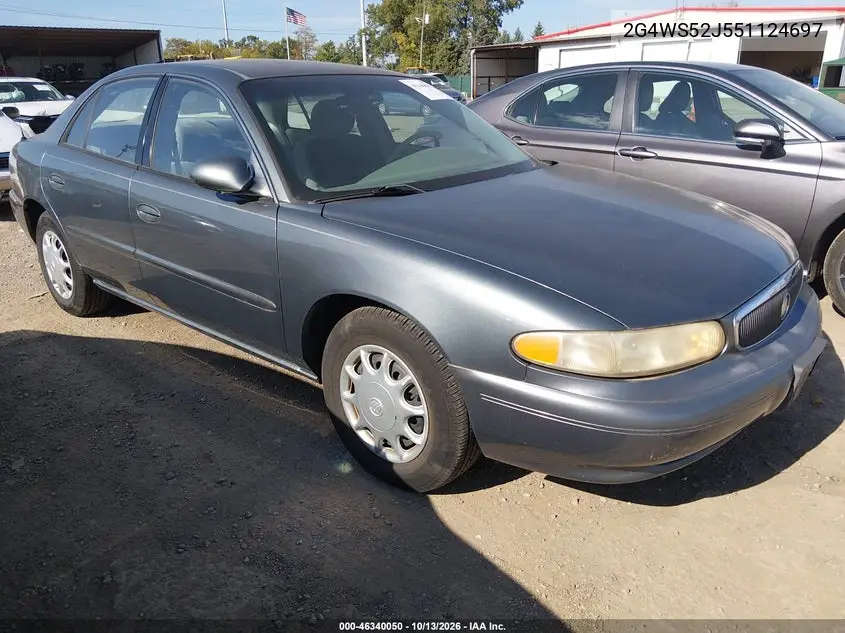 BUICK CENTURY 2005, VIN 2G4WS52J551124697