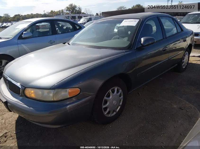 2005 BUICK CENTURY VIN 2G4WS52J551124697 — фото 2