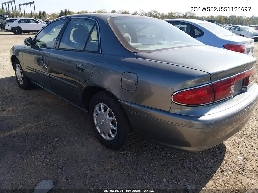 2005 BUICK CENTURY VIN 2G4WS52J551124697 — фото 3