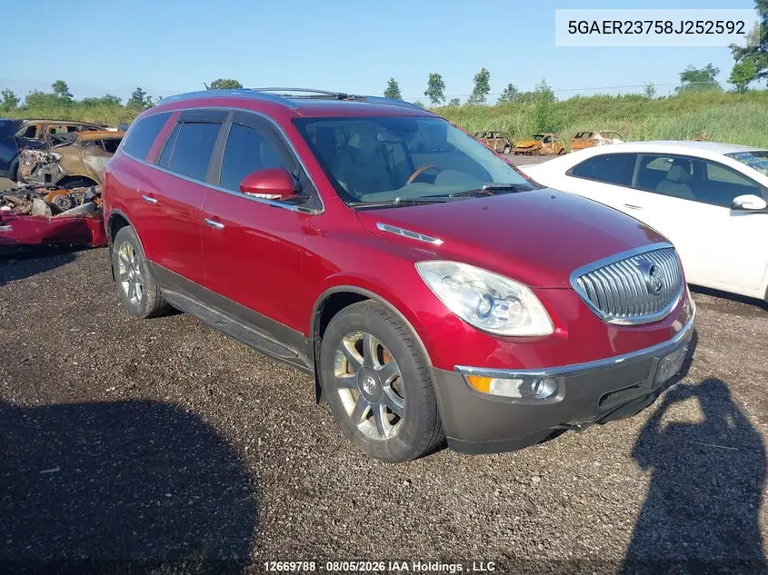 BUICK ENCLAVE 2008, VIN 5GAER23758J252592