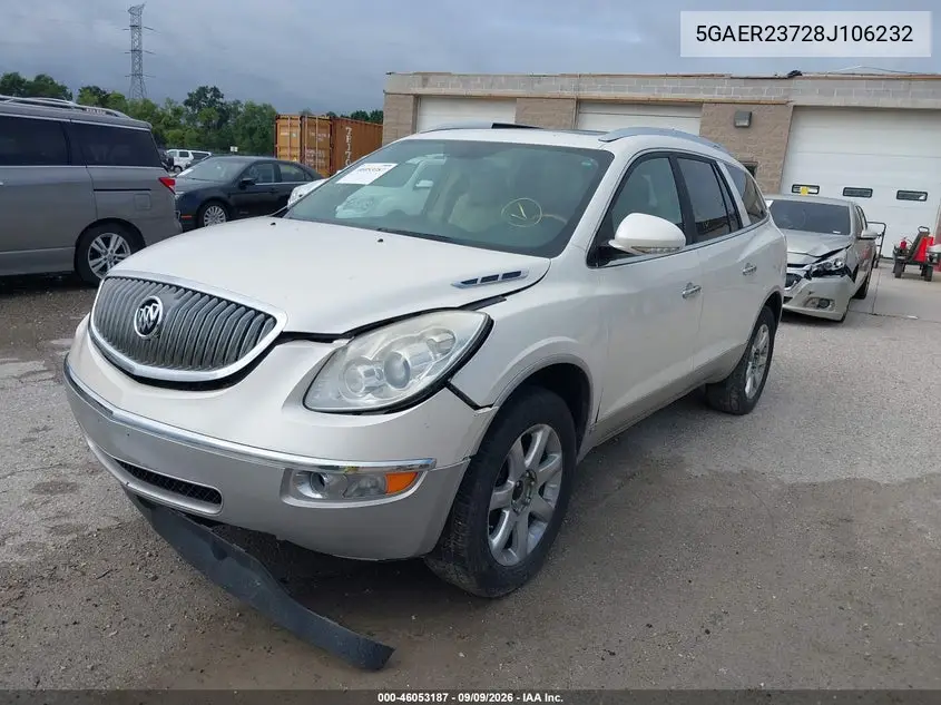 2008 BUICK ENCLAVE VIN 5GAER23728J106232 — фото 2