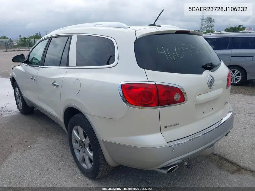 2008 BUICK ENCLAVE VIN 5GAER23728J106232 — фото 3