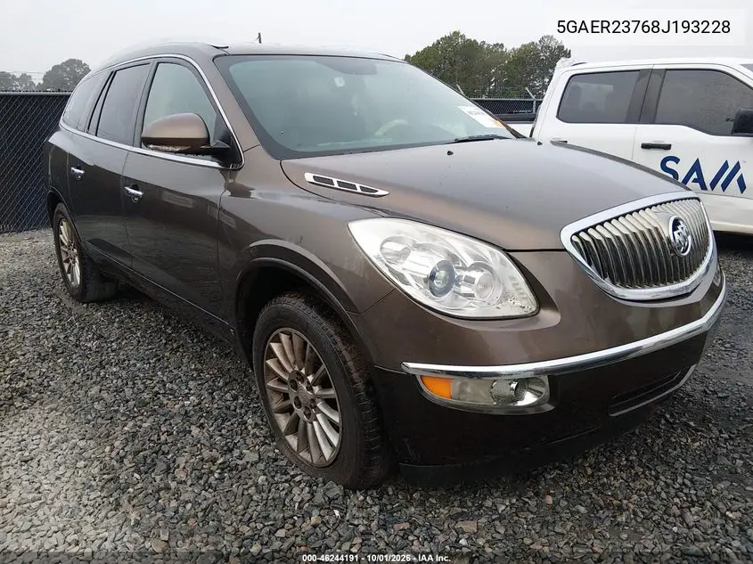 BUICK ENCLAVE 2008, VIN 5GAER23768J193228
