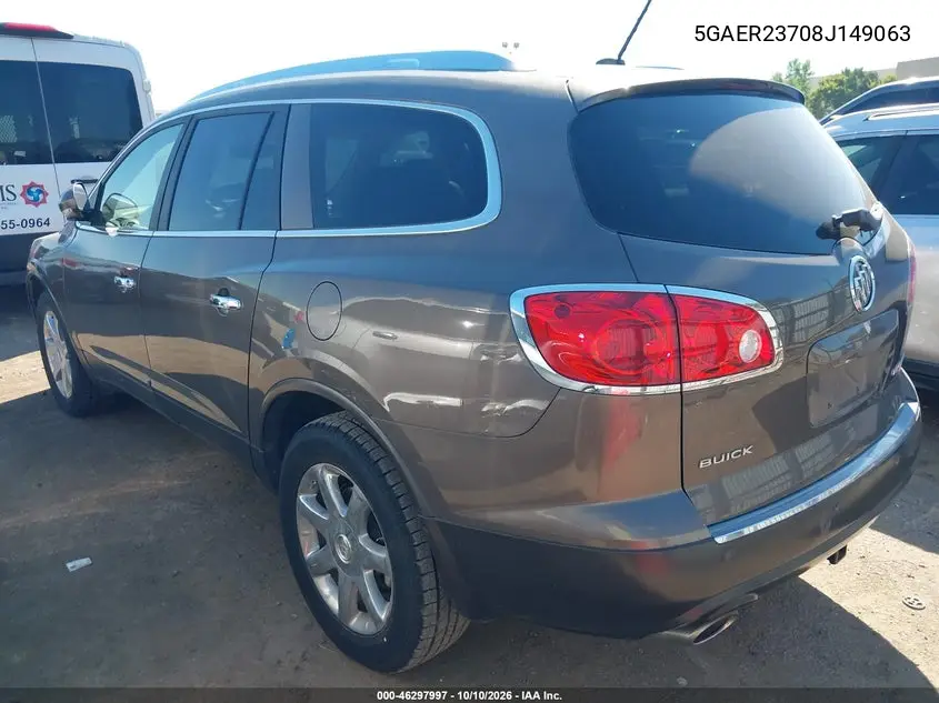 2008 BUICK ENCLAVE VIN 5GAER23708J149063 — фото 3