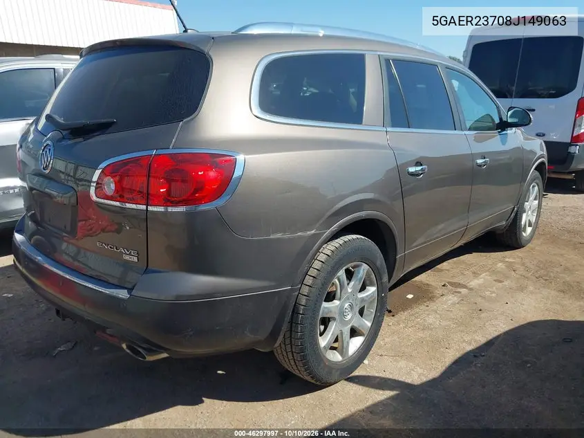 2008 BUICK ENCLAVE VIN 5GAER23708J149063 — фото 4