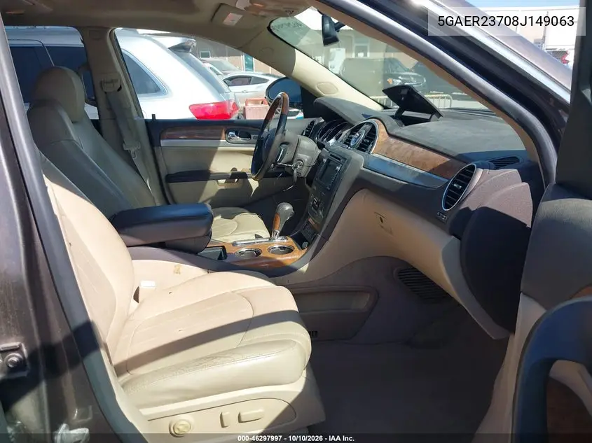 2008 BUICK ENCLAVE VIN 5GAER23708J149063 — фото 5