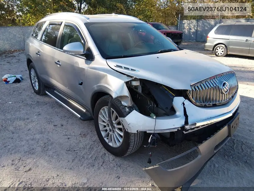 BUICK ENCLAVE 2008, VIN 5GAEV23768J104124