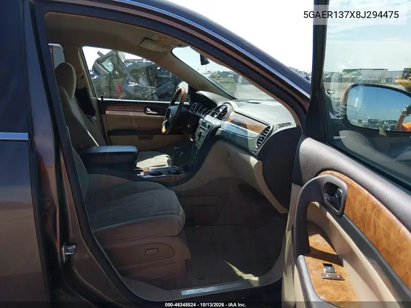 2008 BUICK ENCLAVE VIN 5GAER137X8J294475 — фото 5