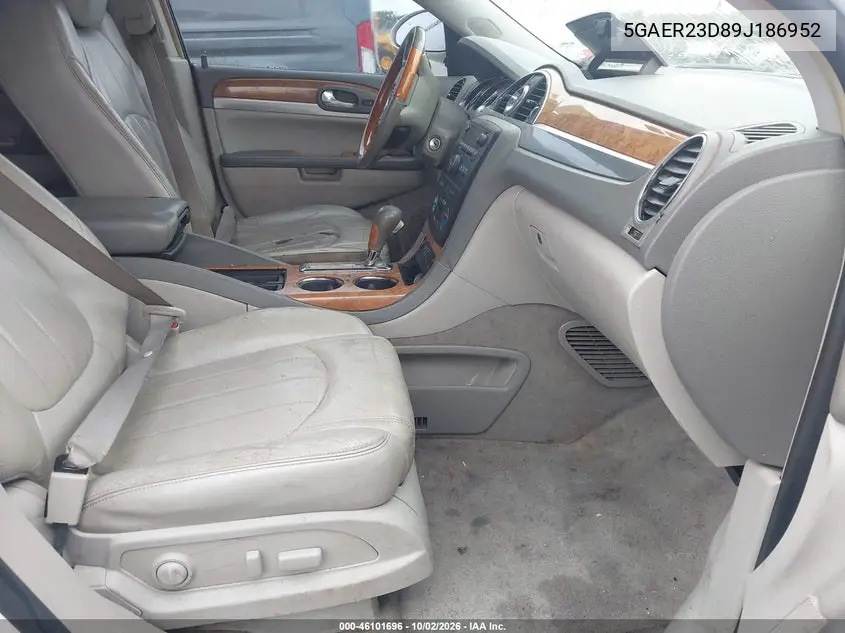2009 BUICK ENCLAVE VIN 5GAER23D89J186952 — фото 5