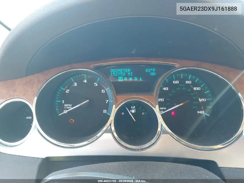 2009 BUICK ENCLAVE VIN 5GAER23DX9J161888 — фото 7