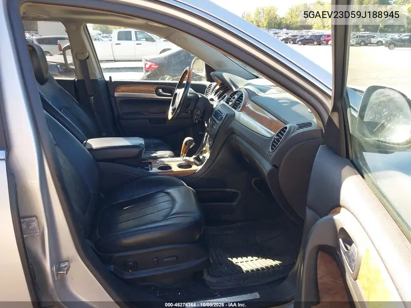 2009 BUICK ENCLAVE VIN 5GAEV23D59J188945 — фото 5