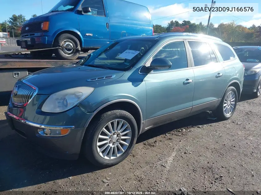 2009 BUICK ENCLAVE VIN 5GAEV23D09J166576 — фото 2