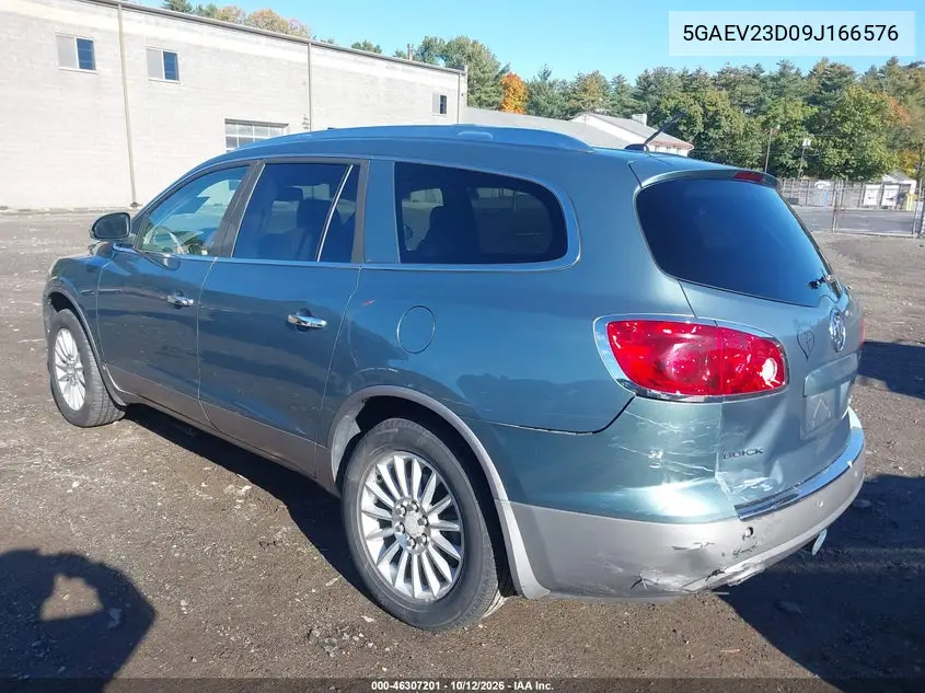 2009 BUICK ENCLAVE VIN 5GAEV23D09J166576 — фото 3
