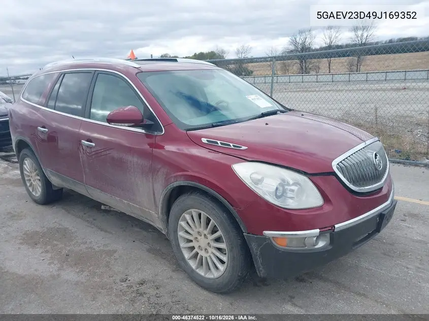 BUICK ENCLAVE 2009, VIN 5GAEV23D49J169352