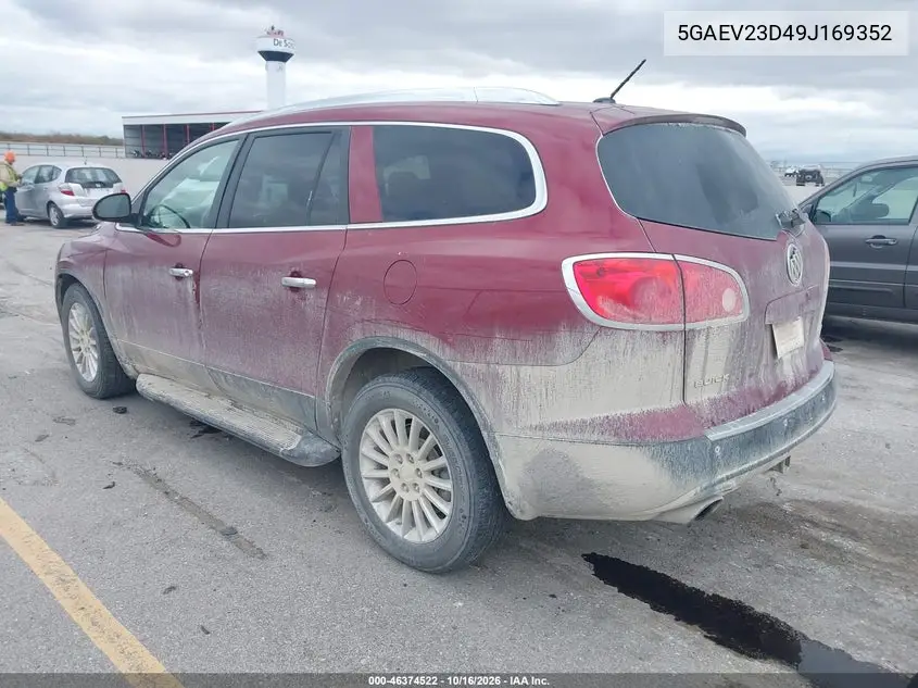 2009 BUICK ENCLAVE VIN 5GAEV23D49J169352 — фото 3