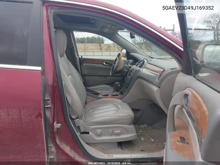 2009 BUICK ENCLAVE VIN 5GAEV23D49J169352 — фото 5