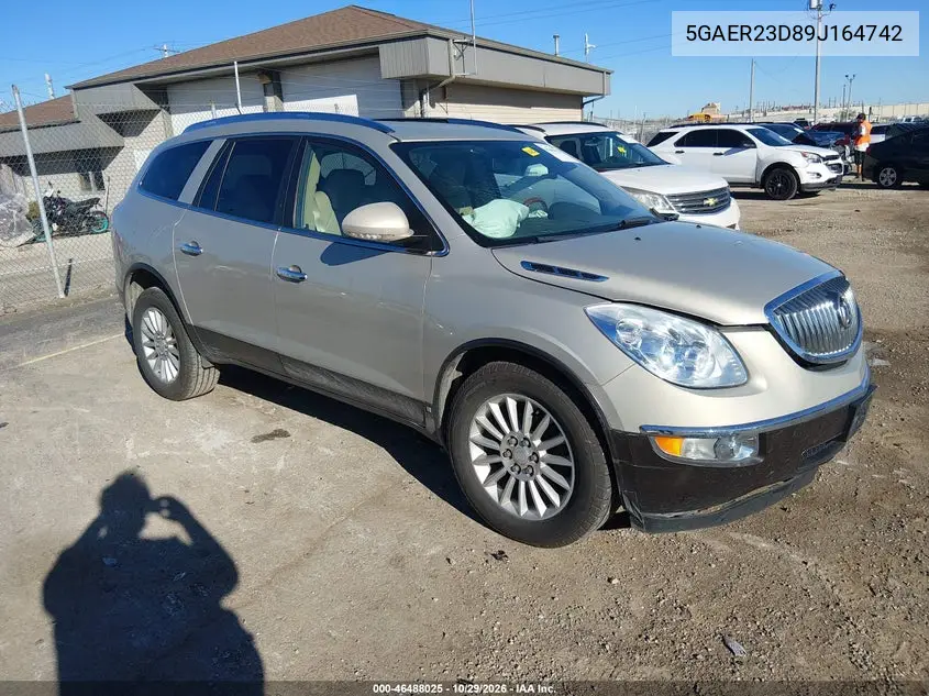 BUICK ENCLAVE 2009, VIN 5GAER23D89J164742