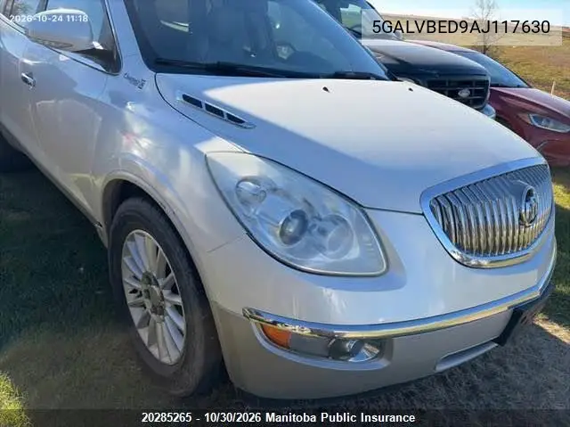 BUICK ENCLAVE 2010, VIN 5GALVBED9AJ117630