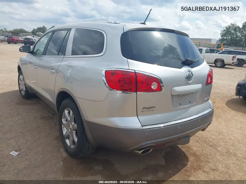 2010 BUICK ENCLAVE VIN 5GALRBEDXAJ191367 — фото 3
