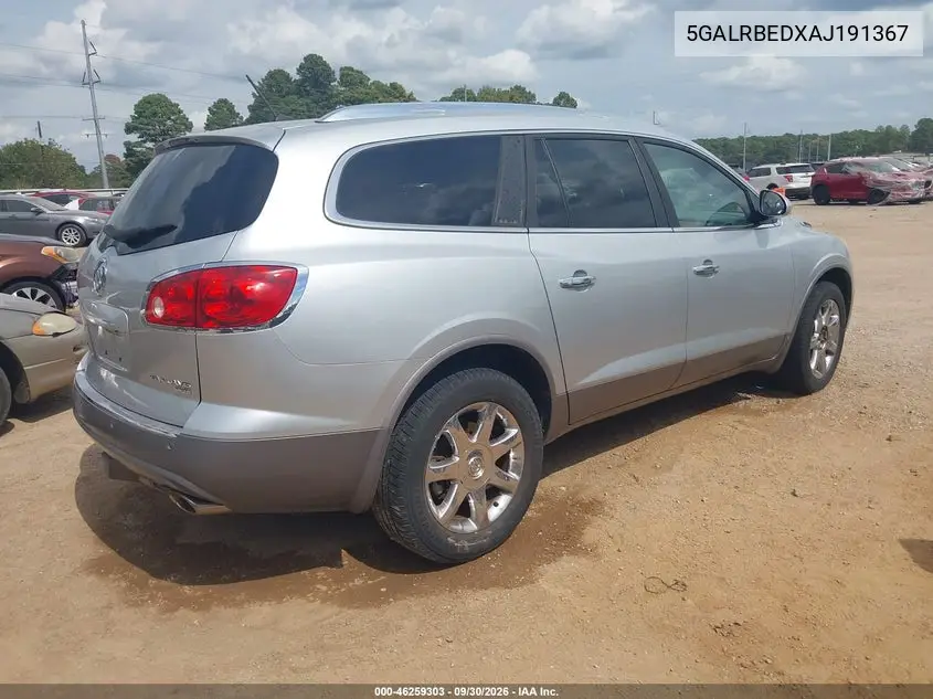 2010 BUICK ENCLAVE VIN 5GALRBEDXAJ191367 — фото 4