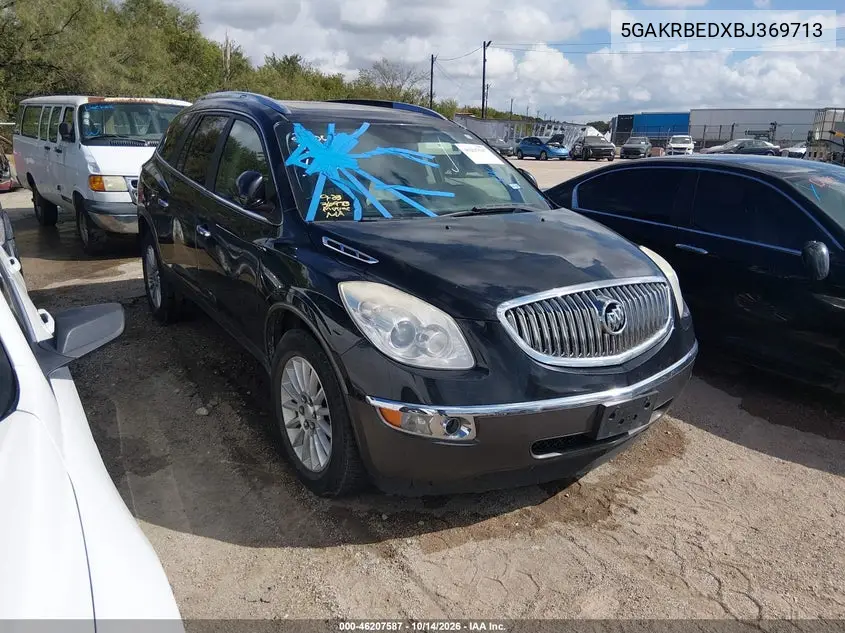 BUICK ENCLAVE 2011, VIN 5GAKRBEDXBJ369713
