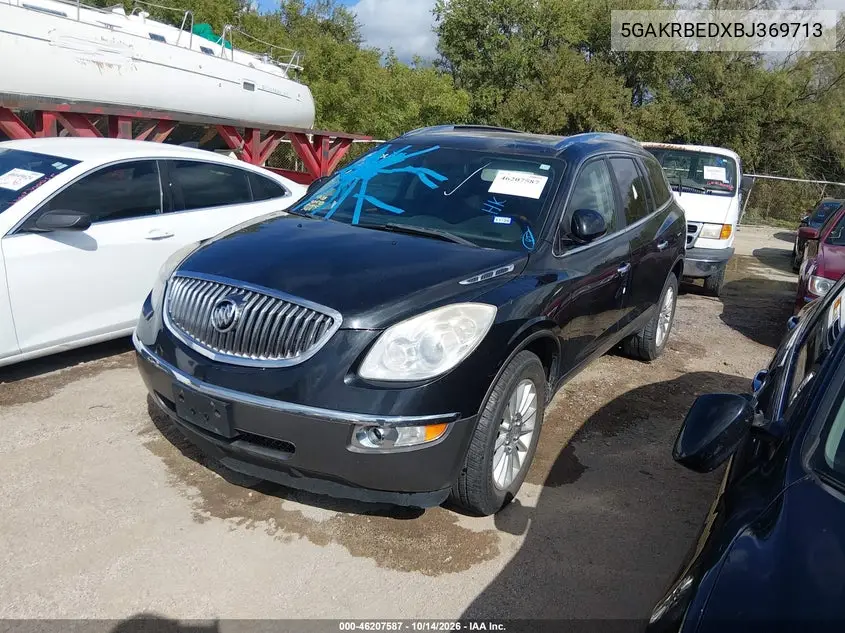 2011 BUICK ENCLAVE VIN 5GAKRBEDXBJ369713 — фото 2