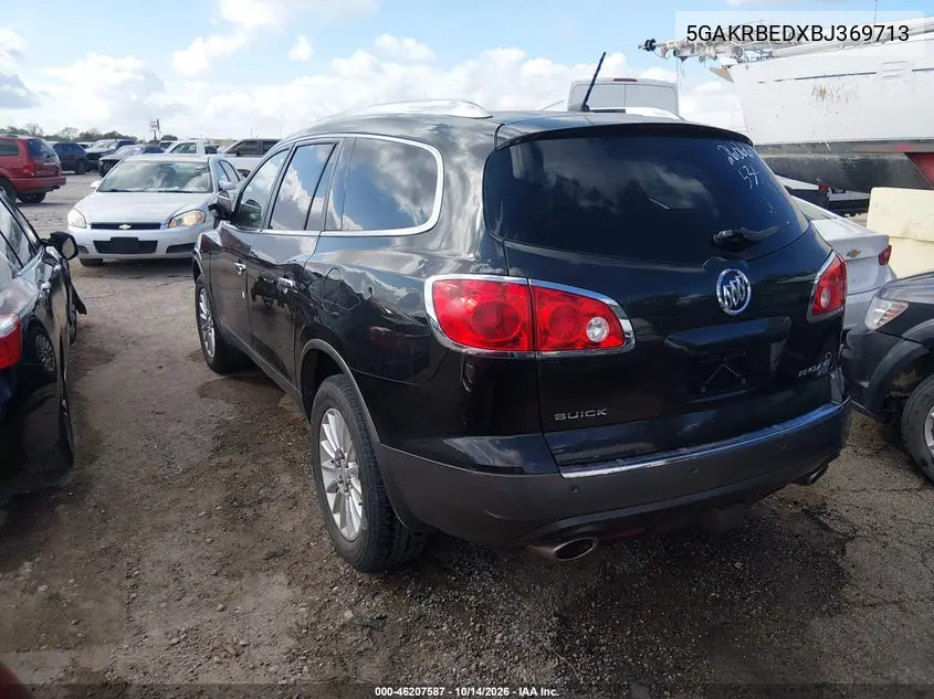2011 BUICK ENCLAVE VIN 5GAKRBEDXBJ369713 — фото 3