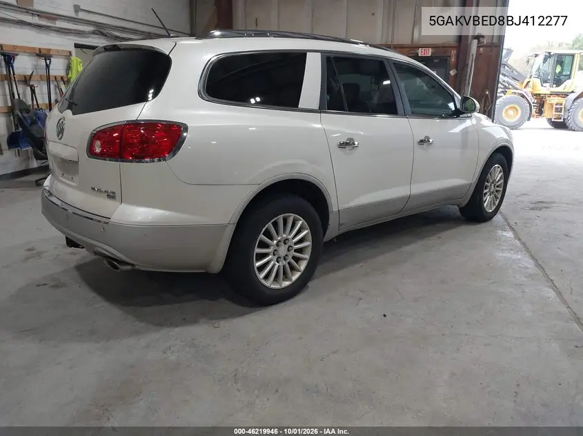 2011 BUICK ENCLAVE VIN 5GAKVBED8BJ412277 — фото 4