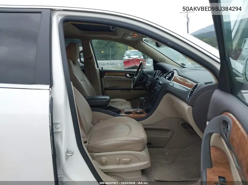 2011 BUICK ENCLAVE VIN 5GAKVBED9BJ384294 — фото 5