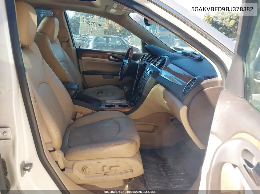 2011 BUICK ENCLAVE VIN 5GAKVBED9BJ378382 — фото 5