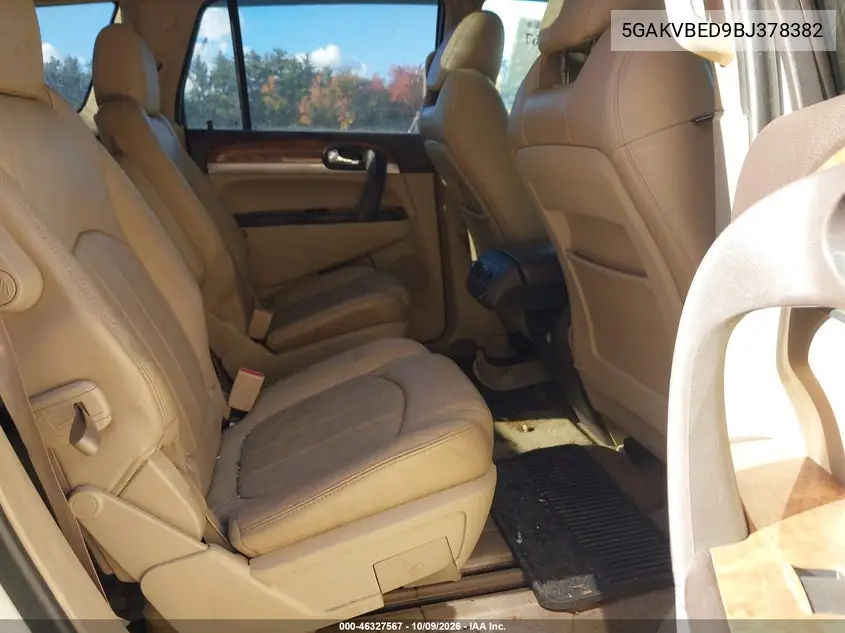 2011 BUICK ENCLAVE VIN 5GAKVBED9BJ378382 — фото 8