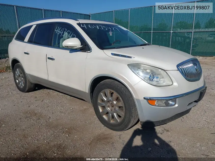 BUICK ENCLAVE 2011, VIN 5GAKVCEDXBJ199807
