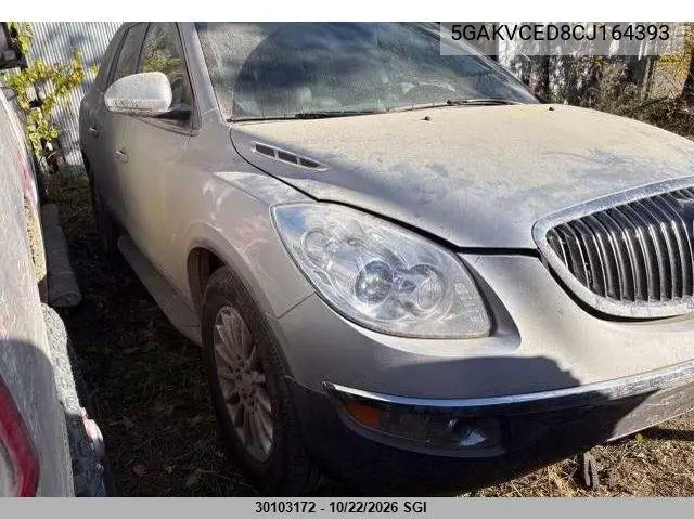 BUICK ENCLAVE 2012, VIN 5GAKVCED8CJ164393