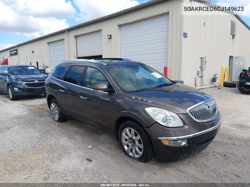 BUICK ENCLAVE 2012, VIN 5GAKRCED6CJ149623