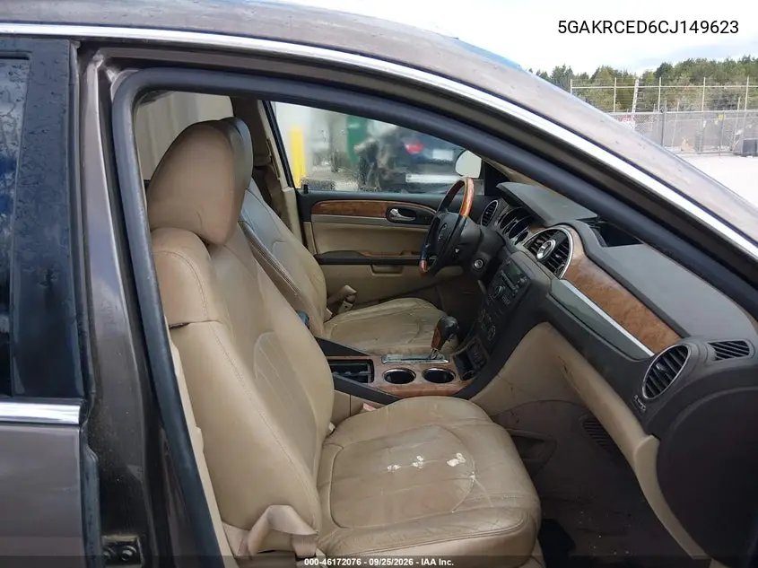 2012 BUICK ENCLAVE VIN 5GAKRCED6CJ149623 — фото 5