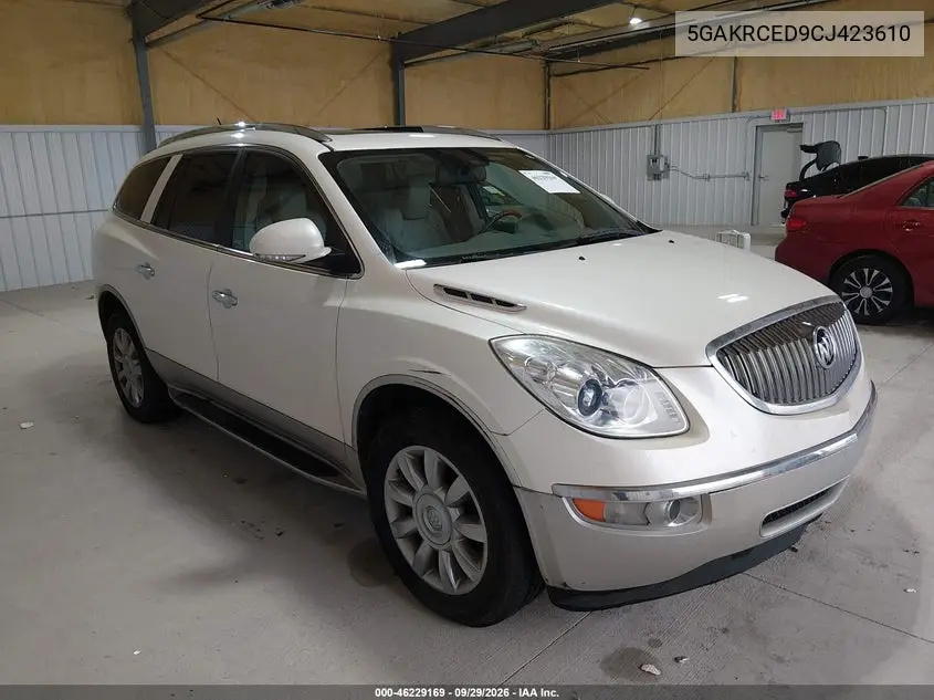 BUICK ENCLAVE 2012, VIN 5GAKRCED9CJ423610