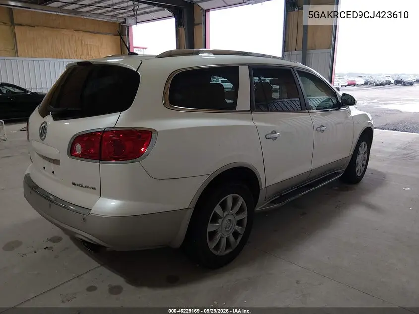 2012 BUICK ENCLAVE VIN 5GAKRCED9CJ423610 — фото 4
