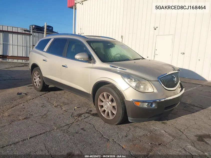 BUICK ENCLAVE 2012, VIN 5GAKRCED8CJ168464
