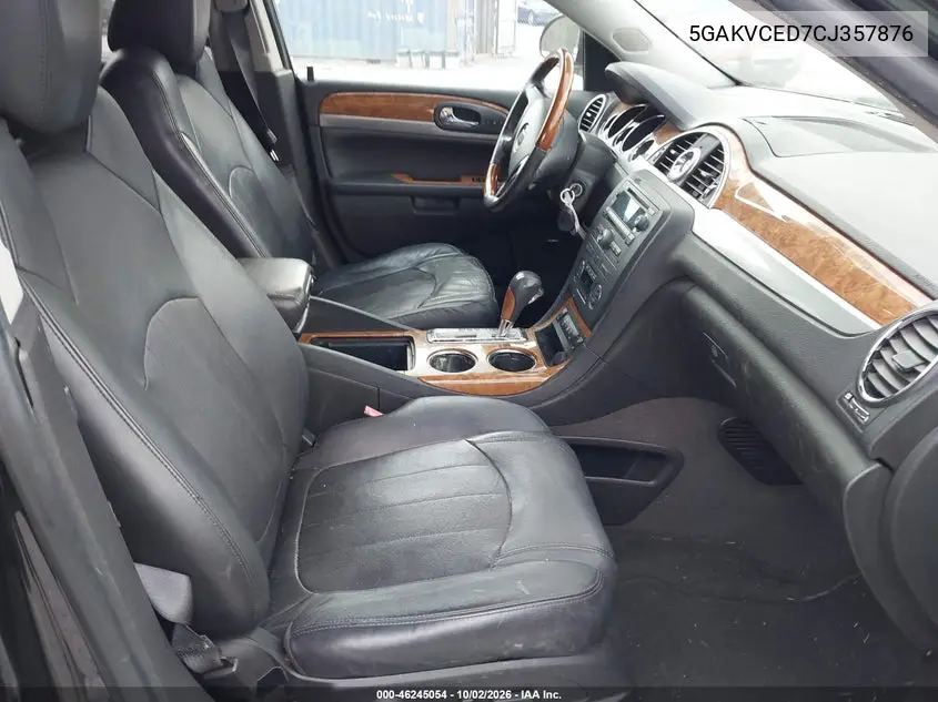 2012 BUICK ENCLAVE VIN 5GAKVCED7CJ357876 — фото 5